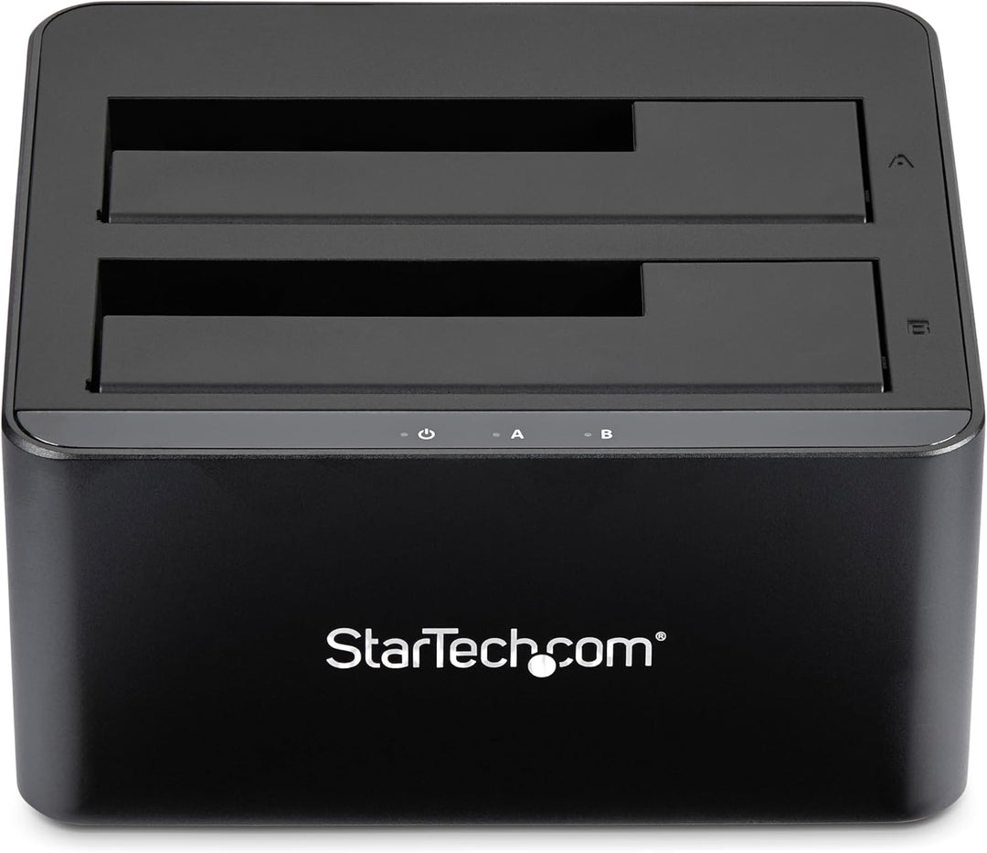 StarTech.com SATA Festplatten Dockingstation für 2x 2,5/3,5" SATA SSDs/HDDs - USB 3.0 - HDD Docking