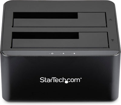 StarTech.com SATA Festplatten Dockingstation für 2x 2,5/3,5" SATA SSDs/HDDs - USB 3.0 - HDD Docking