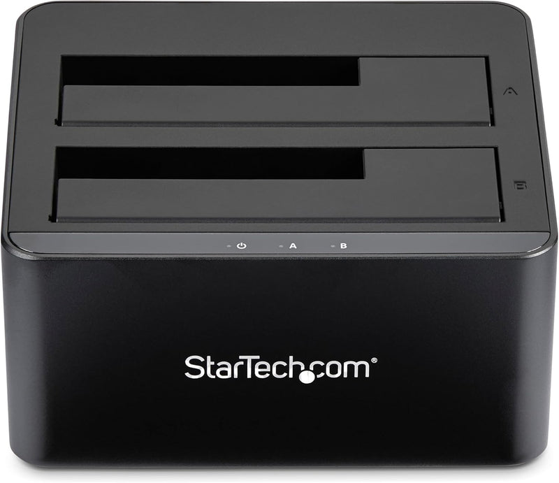 StarTech.com SATA Festplatten Dockingstation für 2x 2,5/3,5" SATA SSDs/HDDs - USB 3.0 - HDD Docking