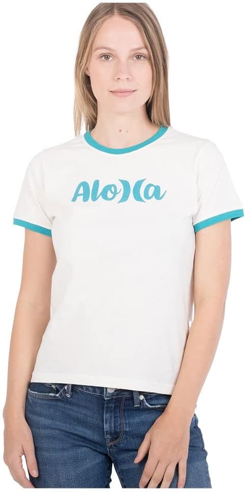 Hurley Damen W Oceancare Aloha Ss Tee T-Shirt XS Marshmallow, XS Marshmallow
