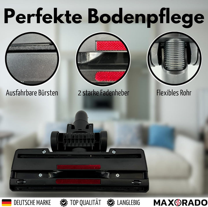 Kombidüse Flex kompatibel mit Dyson V7 V8 V10 V11 V15 GEN5 Staubsaugerdüse Ersatzteil Bodendüse Fuss