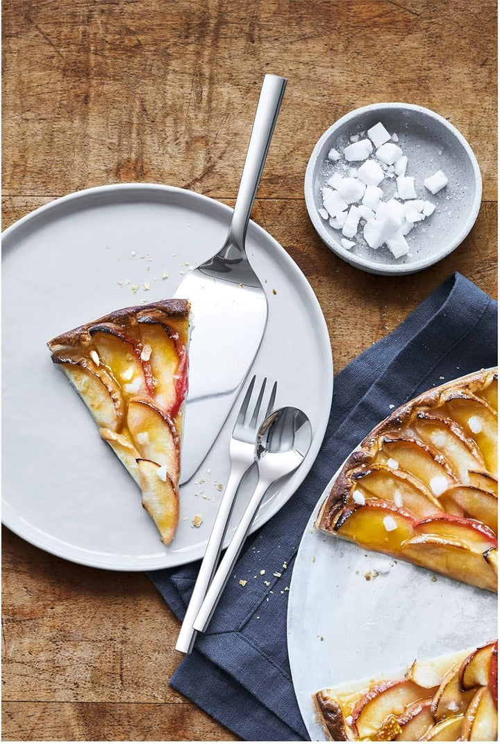 WMF Nuova Obst-/ Kuchenbesteck 13-teilig, für 6 Personen, Kaffeelöffel, Kuchengabel, Tortenheber, Cr