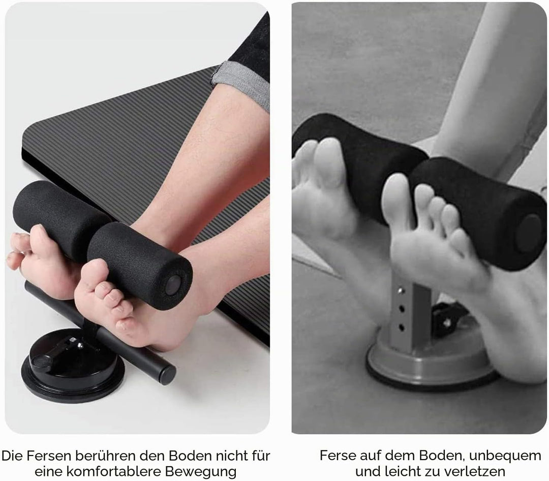 OUQIWEN Tragbare Sit-Up-Bar,Sit-Ups Assistent Gerät,Selbstsaugung Sit up-Bar,Multifunktionale Baucht