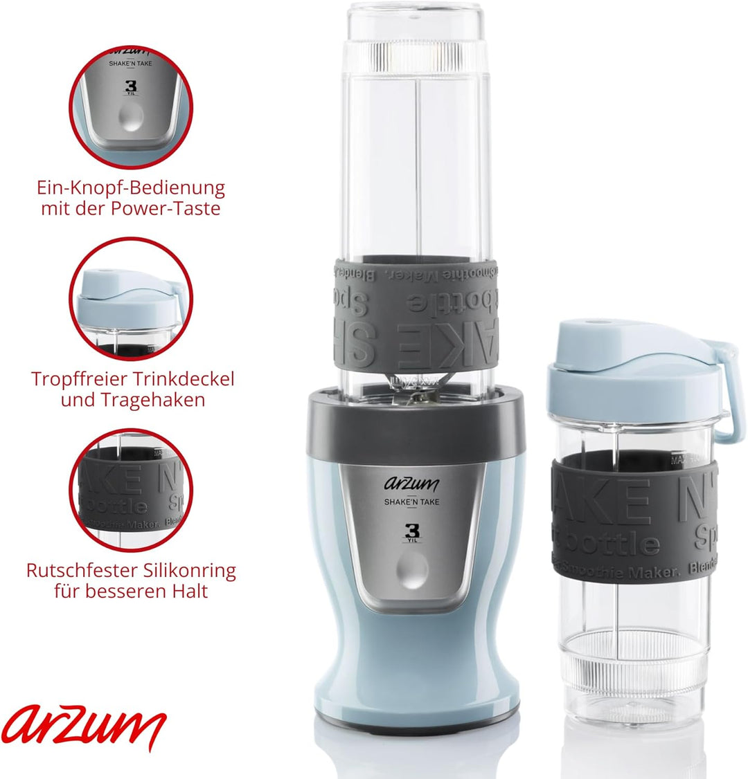 ARZUM SHAKE'N NEHMEN PERSÖNLICHEN MIXER (blau) Misty, Misty