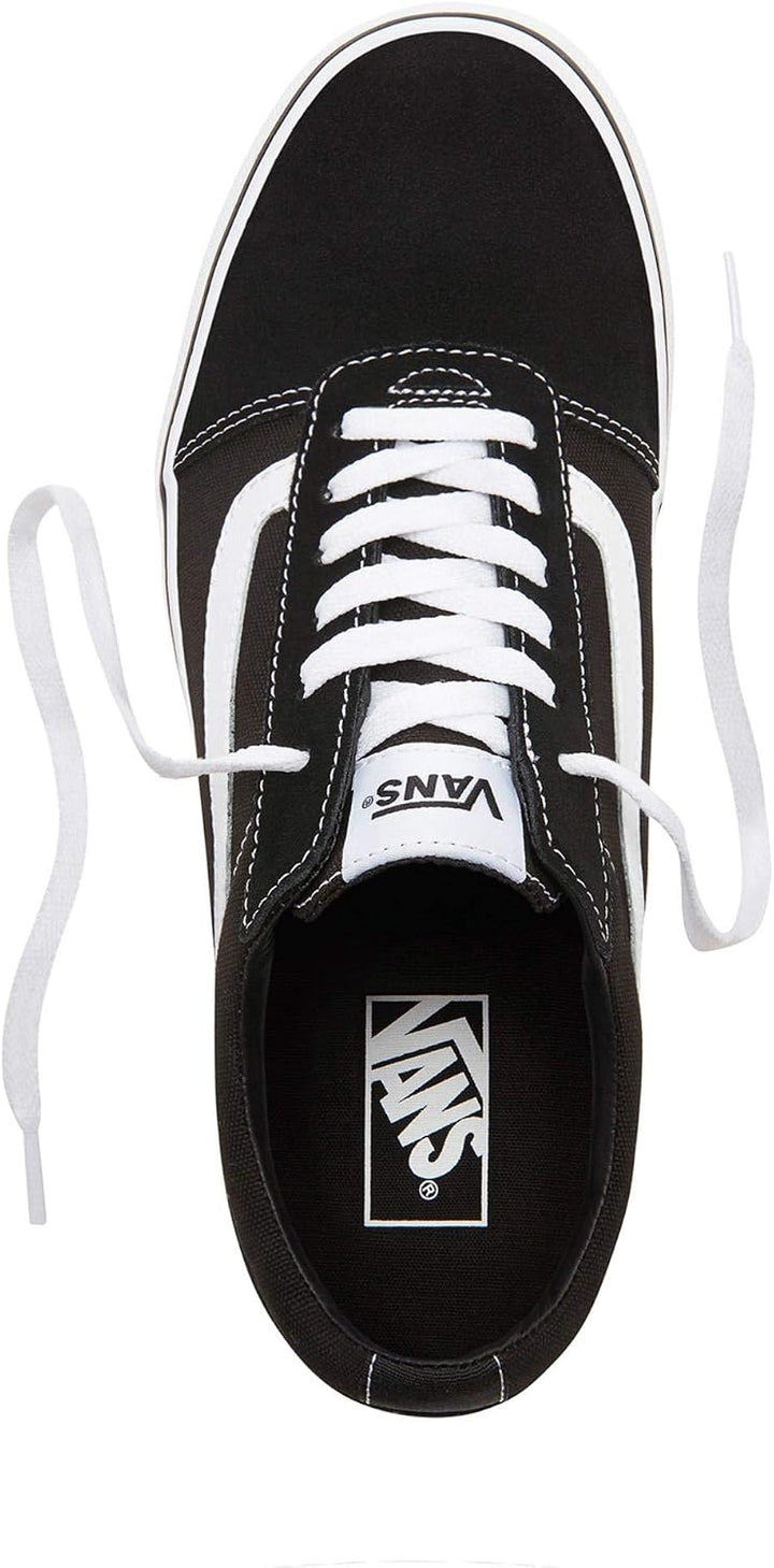 Vans Herren WardSneaker 42.5 EU Black And White, 42.5 EU Black And White