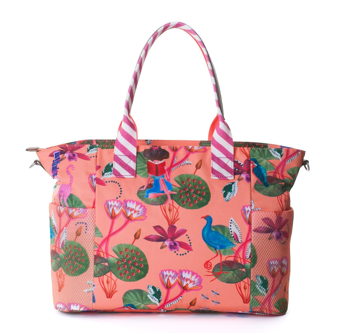 Oilily Lily's Pond Baby Bag Melon