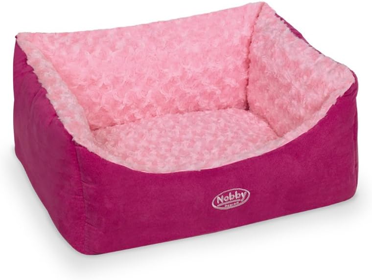 Nobby Komfort Bett eckig "ARUSHA" pink L x B x H: 60 x 48 x 19 cm pink 60 x 48 x 19 cm, pink 60 x 48