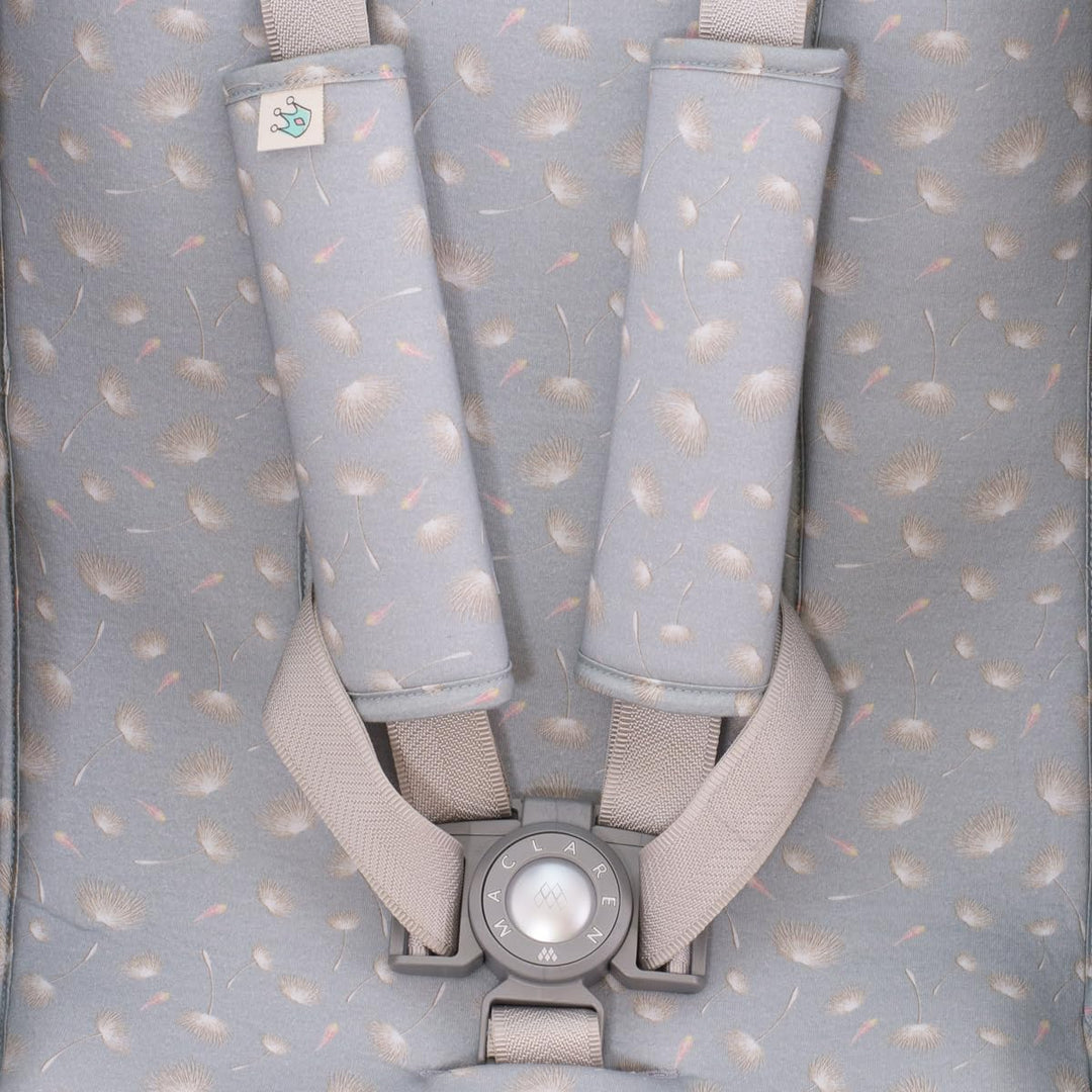 JYOKO KIDS Sitzauflage Universal für Kinderwagen + Gurtpolster Hergestellt aus Baumwollstoff + Schau