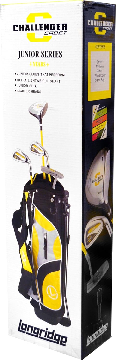 Junior Challenger Golfsets 4 Schläger Einzelbett, 4 Schläger Einzelbett