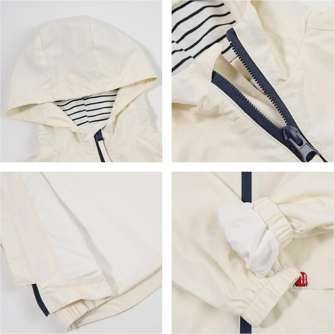 Volunboy Baby Kapuzen Jackets, Jungen Langarm Winddicht Mantel Cartoon Aufdruck Jacken 2-3 Jahre Apr