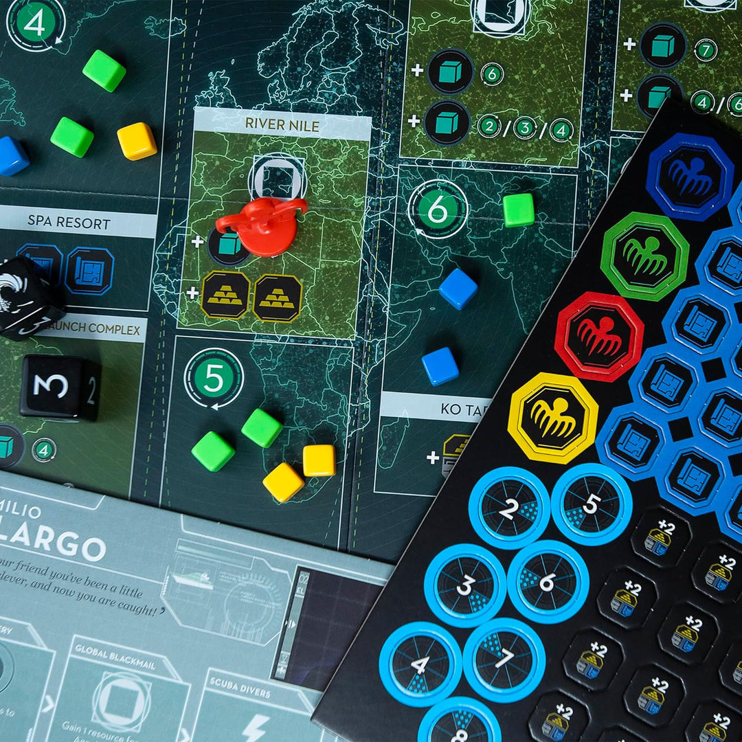 Modiphius 007 Spectre Brettspiel, Brettspiel, ab 14 Jahren, 2-4 Spieler, 20-45 Minuten Spielzeit, MU