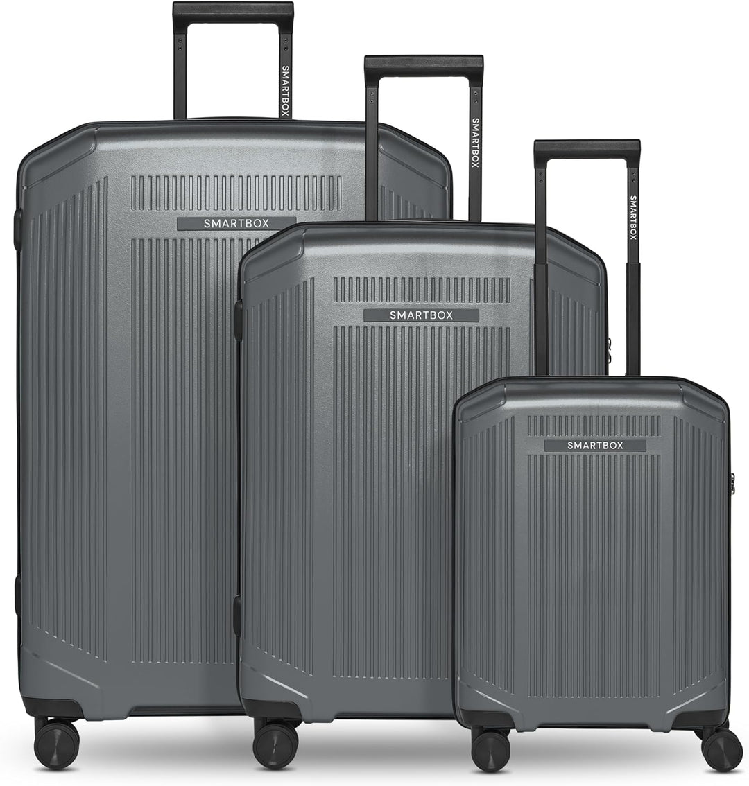SMARTBOX Hartschalen Koffer-Set 3-teilig | aus hochwertigem, robusten und leichtem Polypropylen Mate