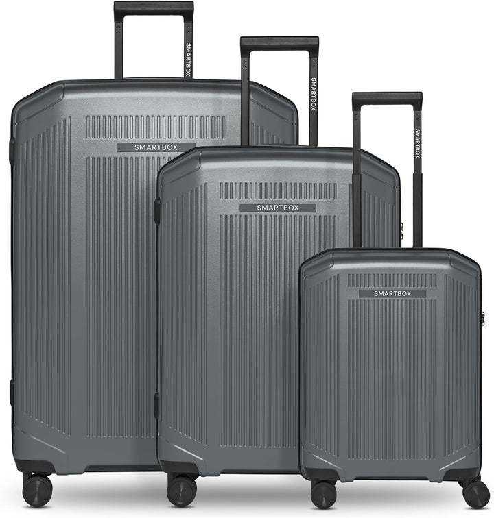 SMARTBOX Hartschalen Koffer-Set 3-teilig | aus hochwertigem, robusten und leichtem Polypropylen Mate