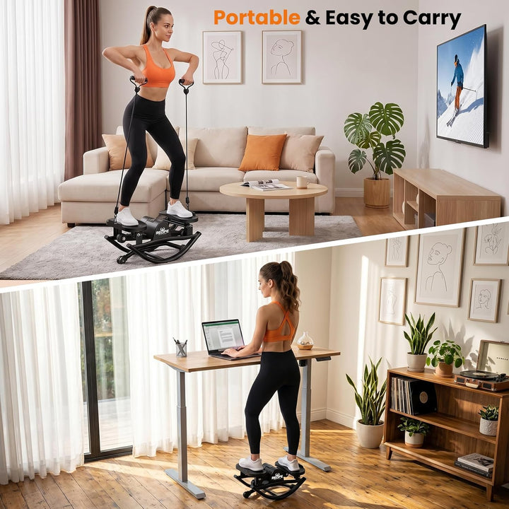 RELIFE REBUILD YOUR LIFE Rock Stepper für Zuhause Seitliches Schaukeln 3D Bewegung Low-Impact Rockin
