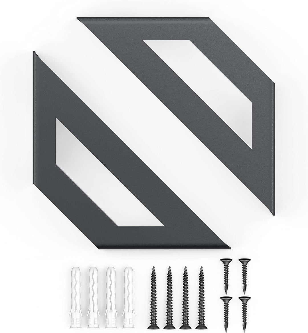 Sossai Regalträger 2er Set GSHR Truss 120x120 mm aus Stahl – Wandhalterung Regalwinkel für Regalbret