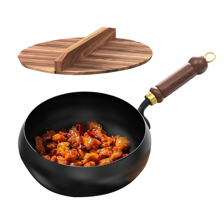Chinesischer Handgefertigter Wok, Chinesische Wok Mit 24cm Durchmesser Nicht Stick Handgefertigte Ei