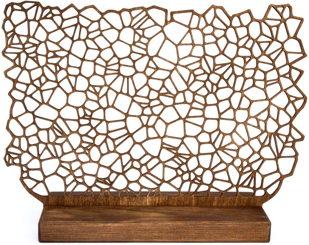 Ohrringhalter aus Holz - Handgemachte Aufbewahrung für Ohrringe mit einzigartigem Design - Umweltfre