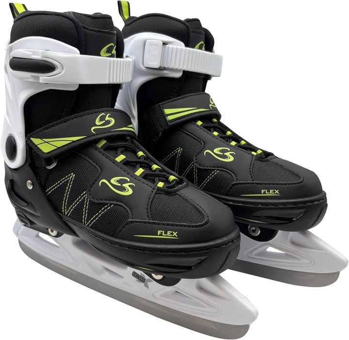 Cox Swain verstellbare Schlittschuhe Frosty, Eislaufschuhe für Kinder, Jugendliche und Erwachsene bi