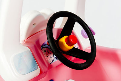 little tikes 614798E5 Prinzessin Gemütliches Prinzessin-Coupé - Mitfahrgelegenheit mit Echter Hupe,