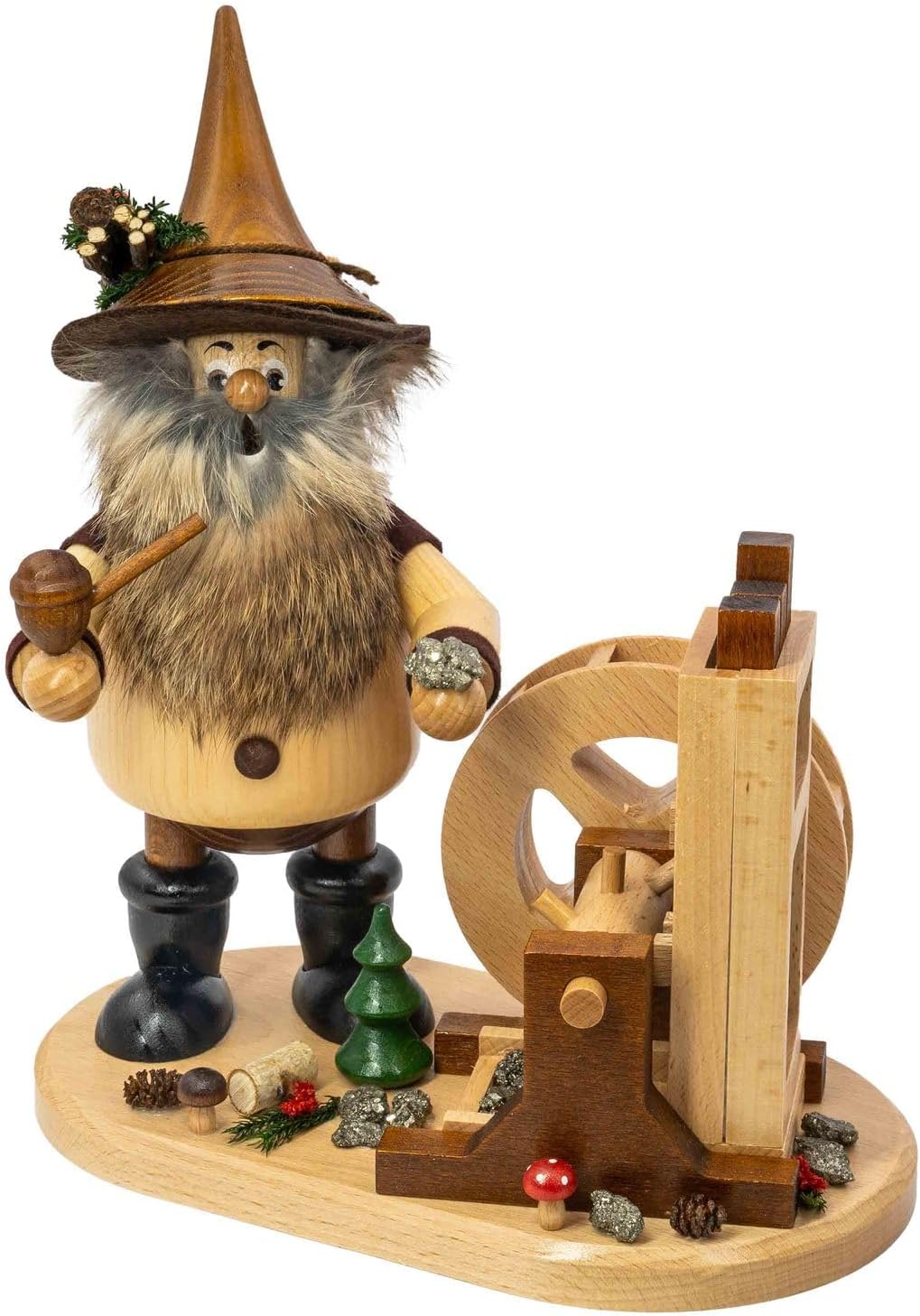 Räuchermännchen Erzwichtel am Pochwerk - 26 cm, Am Pochwerk