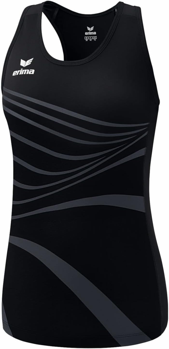 Erima Damen Racing 2.0 Funktionelles Singlet 34 Schwarz, 34 Schwarz