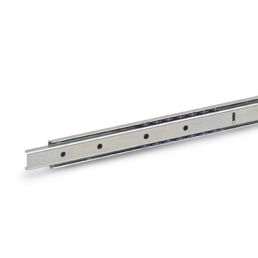 Ganter Normelemente | Teleskopschienen mit Teilauszug - GN 1400-500-A-1-ZB | Länge: 500mm | 1 Paar L