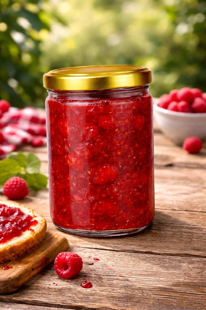 made in home -Marmeladengläser 440ml mit fi82 mm Schraubdeckel, Einmachgläser mit Deckel, Sturzgläse