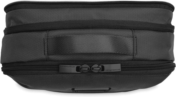 Briggs & Riley Baseline Toilettenartikel-Set Schwarz Erweiterbares Essentials-Toiletry Kit, Schwarz