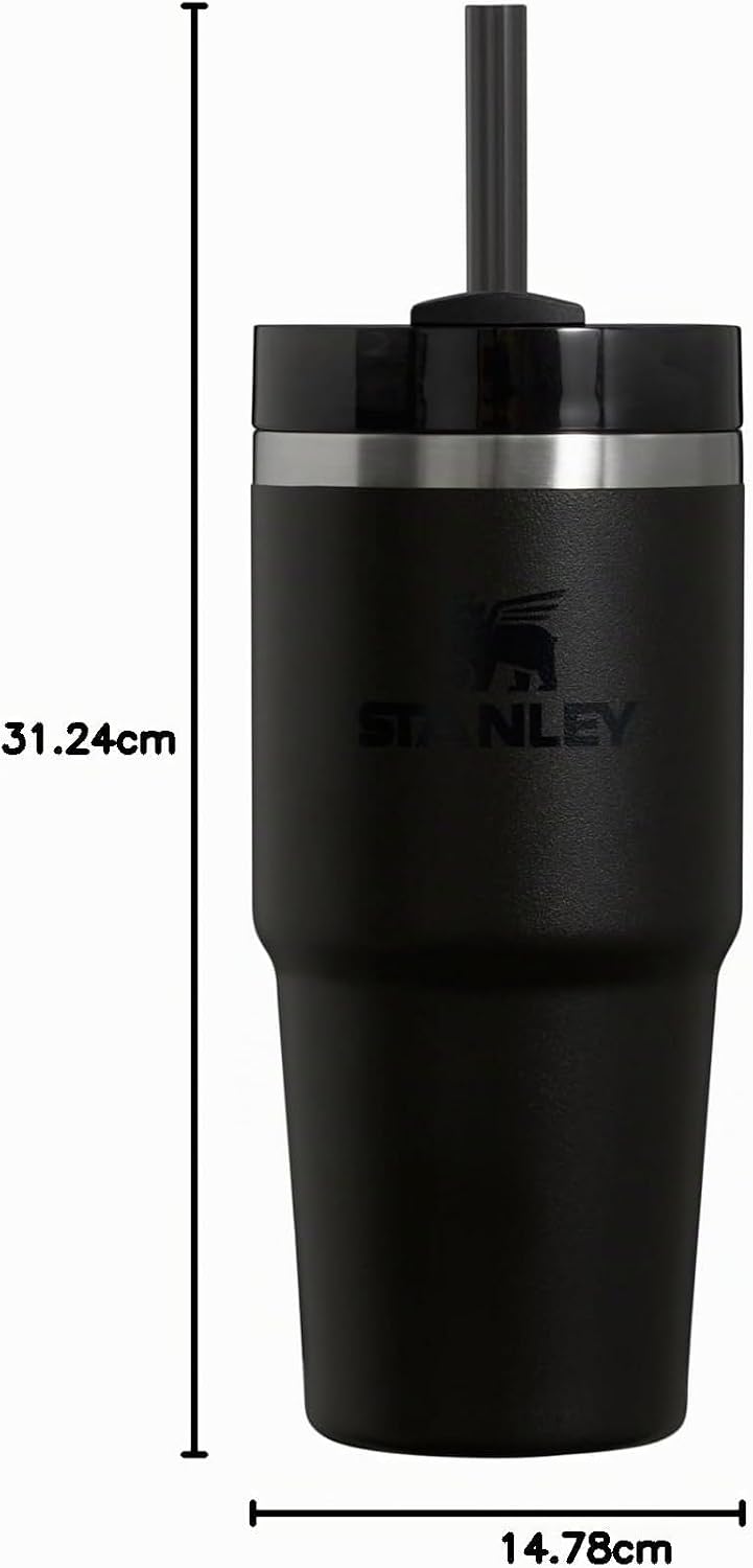 Stanley, Edelstahl, Quencher H2.0 Becher mit FlowState-Deckel, 1,2 l, Grau (Charcoal) Modern Dunkelg