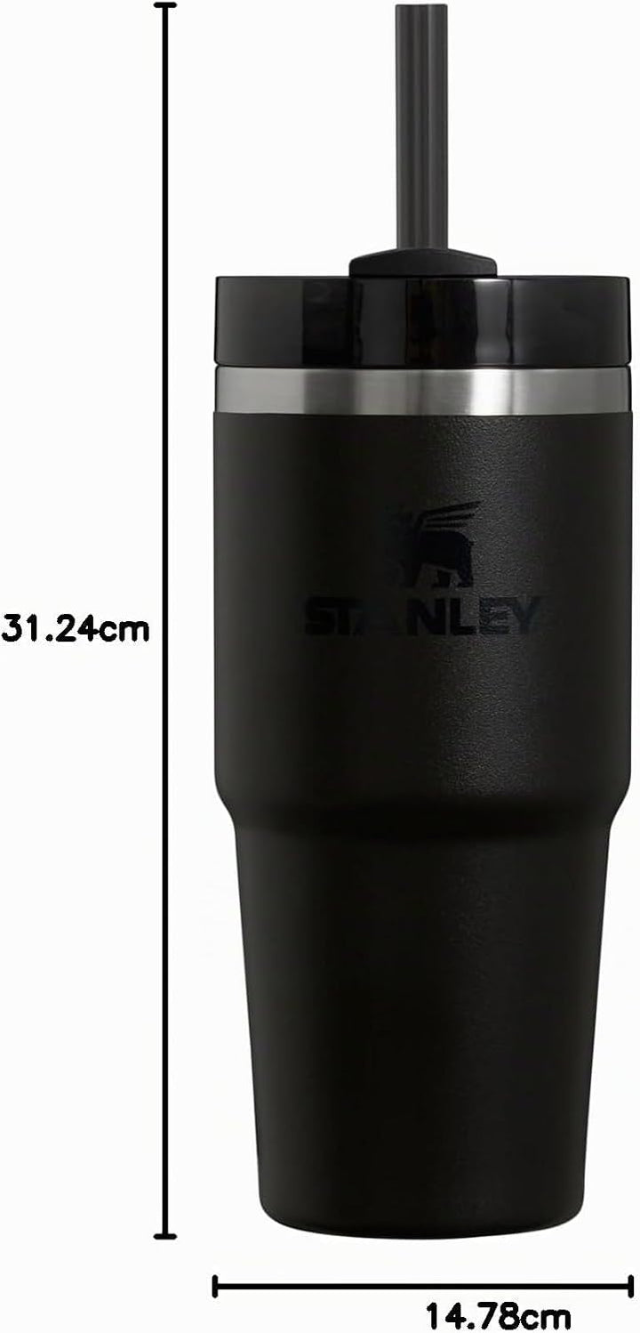 Stanley, Edelstahl, Quencher H2.0 Becher mit FlowState-Deckel, 1,2 l, Grau (Charcoal) Modern Dunkelg
