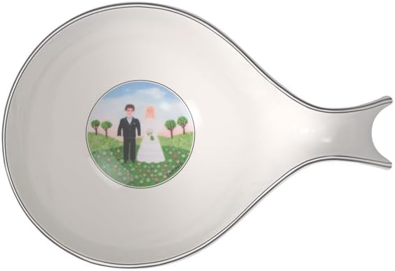Villeroy und Boch Design Naif Gifts Schale, Premium Porzellan, Mehrfarbig, Grün, Blau,