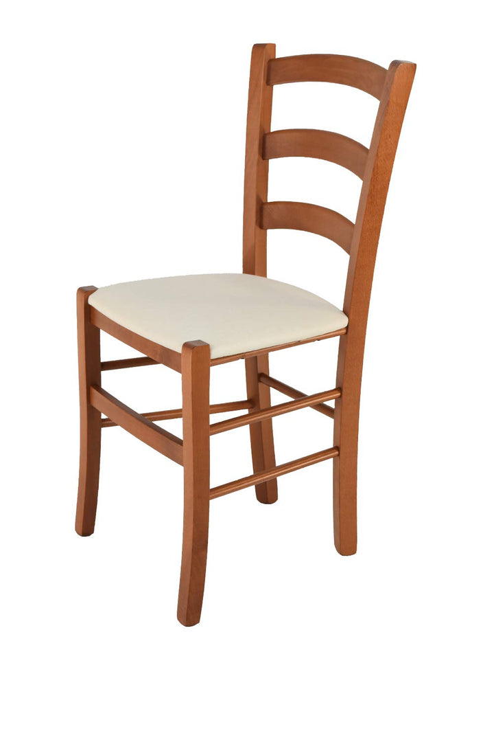 t m c s Tommychairs - Stuhl Venice für Küche und Esszimmer, robuste Struktur aus lackiertem Buchenho