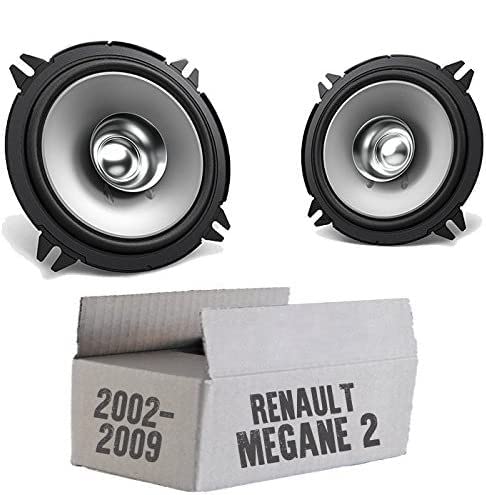 Lautsprecher Einbauset passend mit Kenwood KFC-S1356-13cm Koax Auto Einbauzubehör für Renault Megane