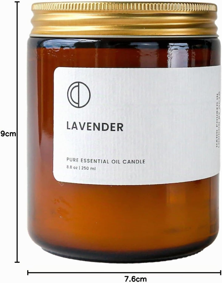 Octo Lavendel | Duftkerze natürlich mit Sojawachs und ätherischen Ölen, 250 ml Lavendel 250 ml, Lave