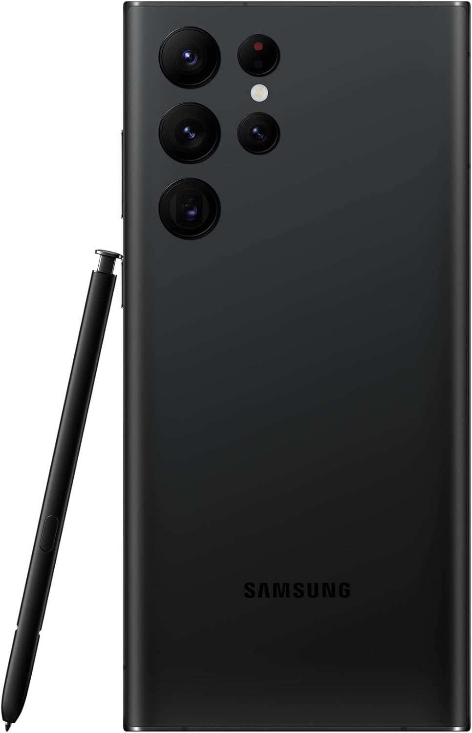 Samsung Galaxy S22 Ultra 5G 128GB | 8GB RAM Handy Schwarz (DE) Alle Träger Schwarz 128 GB, Alle Träg