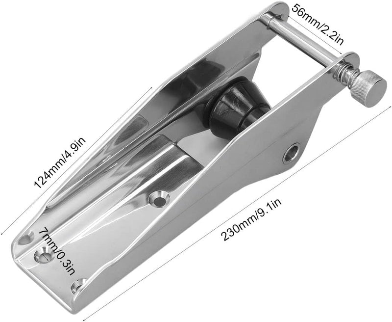 230mm Schifffahrt Ankerrolle Federbelasteter Stift Anker Bugrolle Ankerkettenrolle 304 Edelstahl Sch