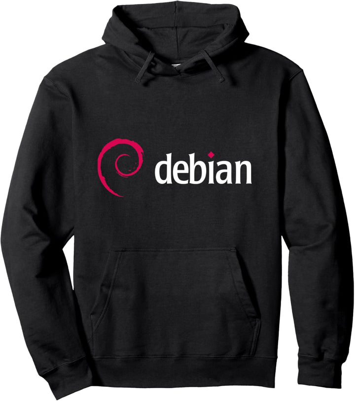 Debian Betriebssystem Linux Tux Plugin Programmierer Pullover Hoodie