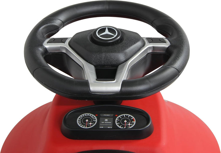 JAMARA 460205 - Rutscher Mercedes SLK55AMG rot – Kippschutz, Flüsterreifen, echte Scheinwerferattrap
