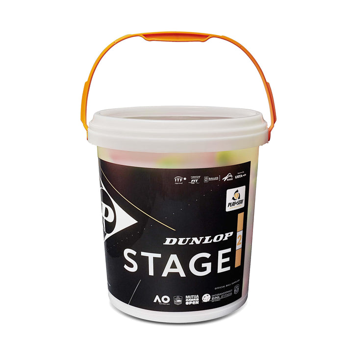 Dunlop Tennisball Stage 2 Orange - für Anfänger & Kinder im Mittelfeld 60 Balls, 60 Balls