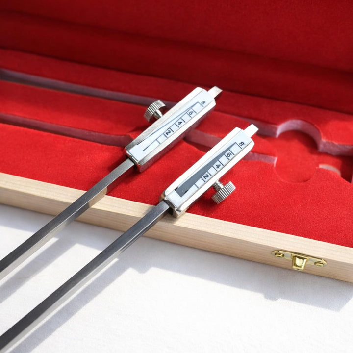 Stimmgabel Rydel-Seiffer mit abnehmbare Dämpfer c128/64 Hz - Made in
