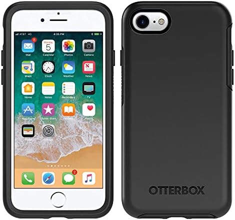 OtterBox Symmetry Series Schutzhülle für iPhone 8 und iPhone 7 (Nicht Plus) schwarz Standardverpacku