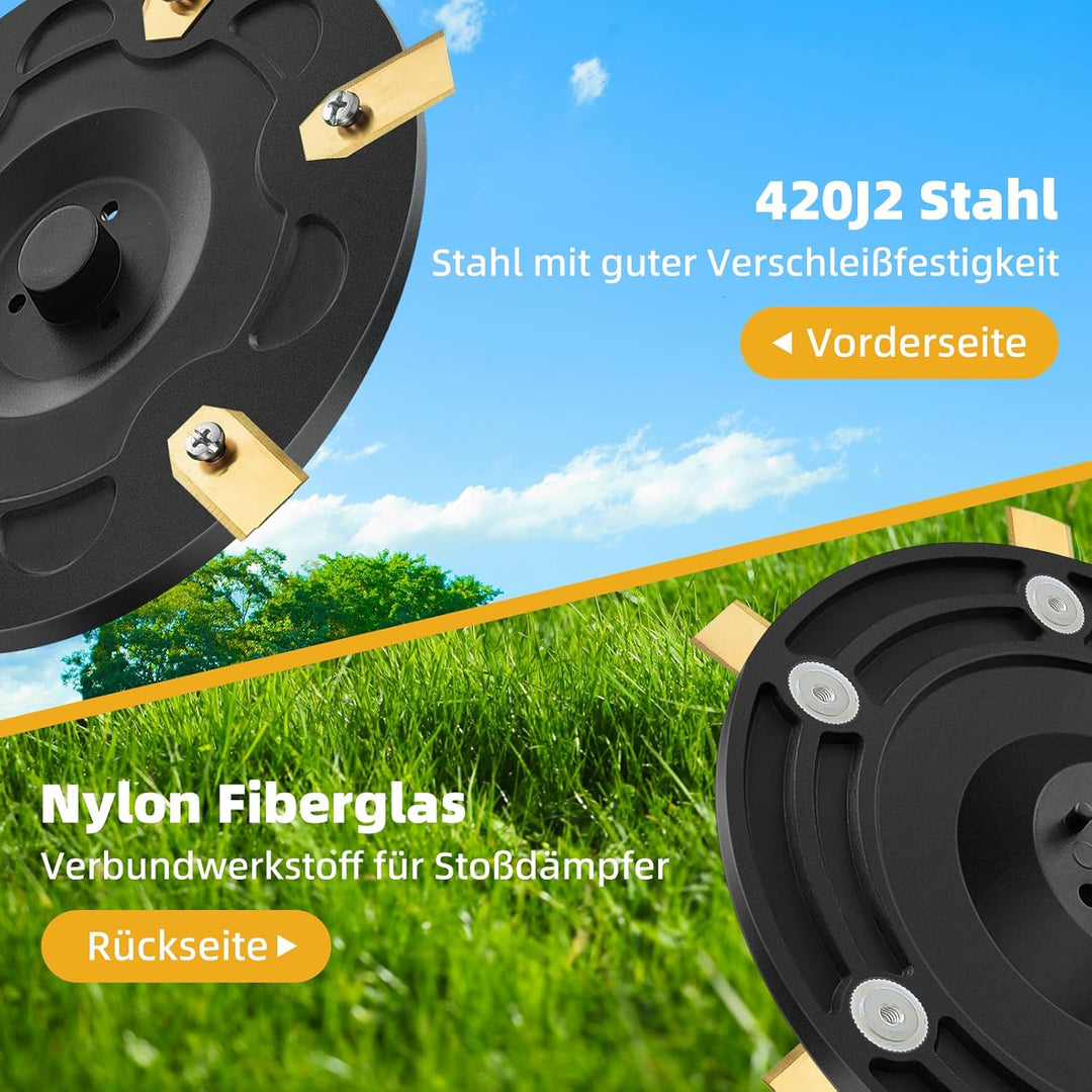 [AUFRÜSTUNGSSET] Messerteller + 30 Klingen + 30 Schrauben Kompatibel mit Segway Navimow i105E, i108E