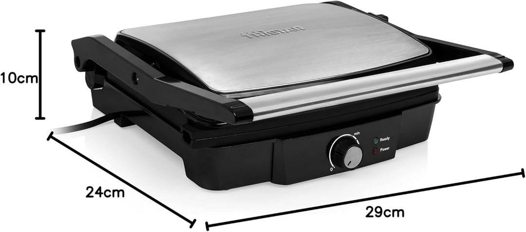 Tristar Gr-2853 Elektro Kontaktgrill Schwarz