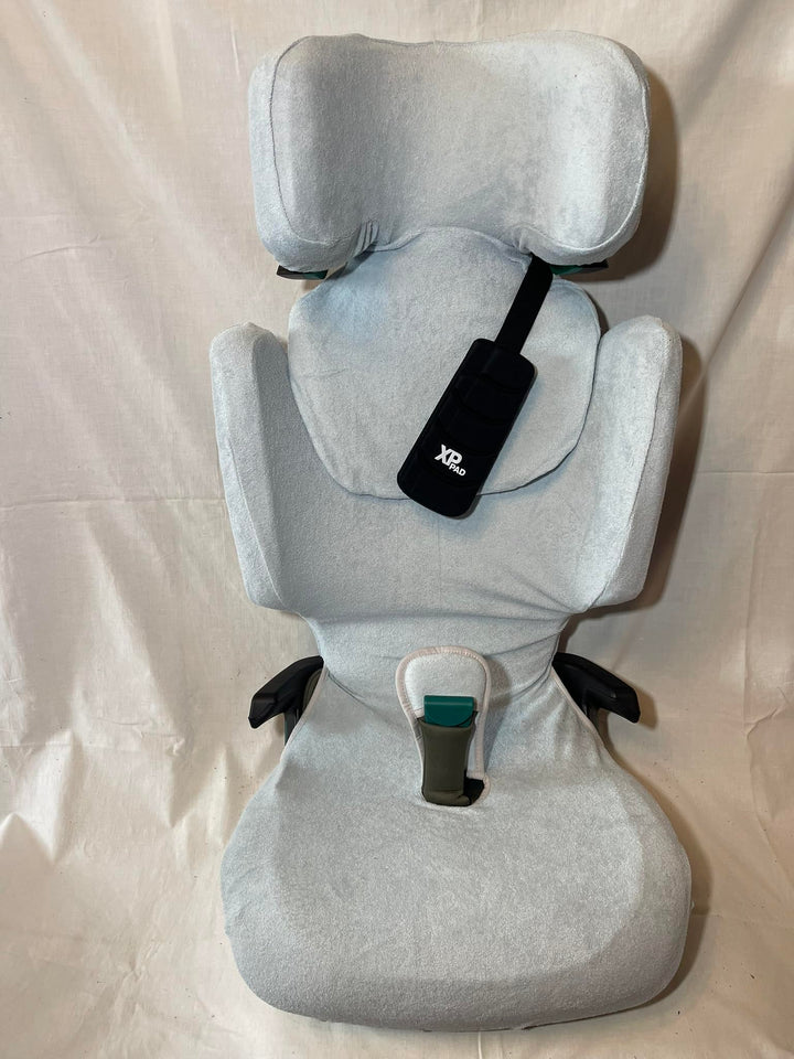 Sommerbezug Schonbezug Frottee für Römer Kidfix Pro M I-size Frottee 100% Baumwolle blaugrau
