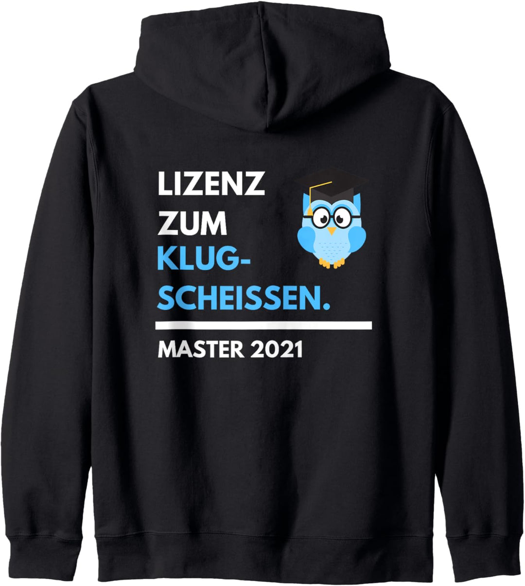 Master 2021 Uni FH lustiges Spass Geschenk Abschluss Titel Kapuzenjacke