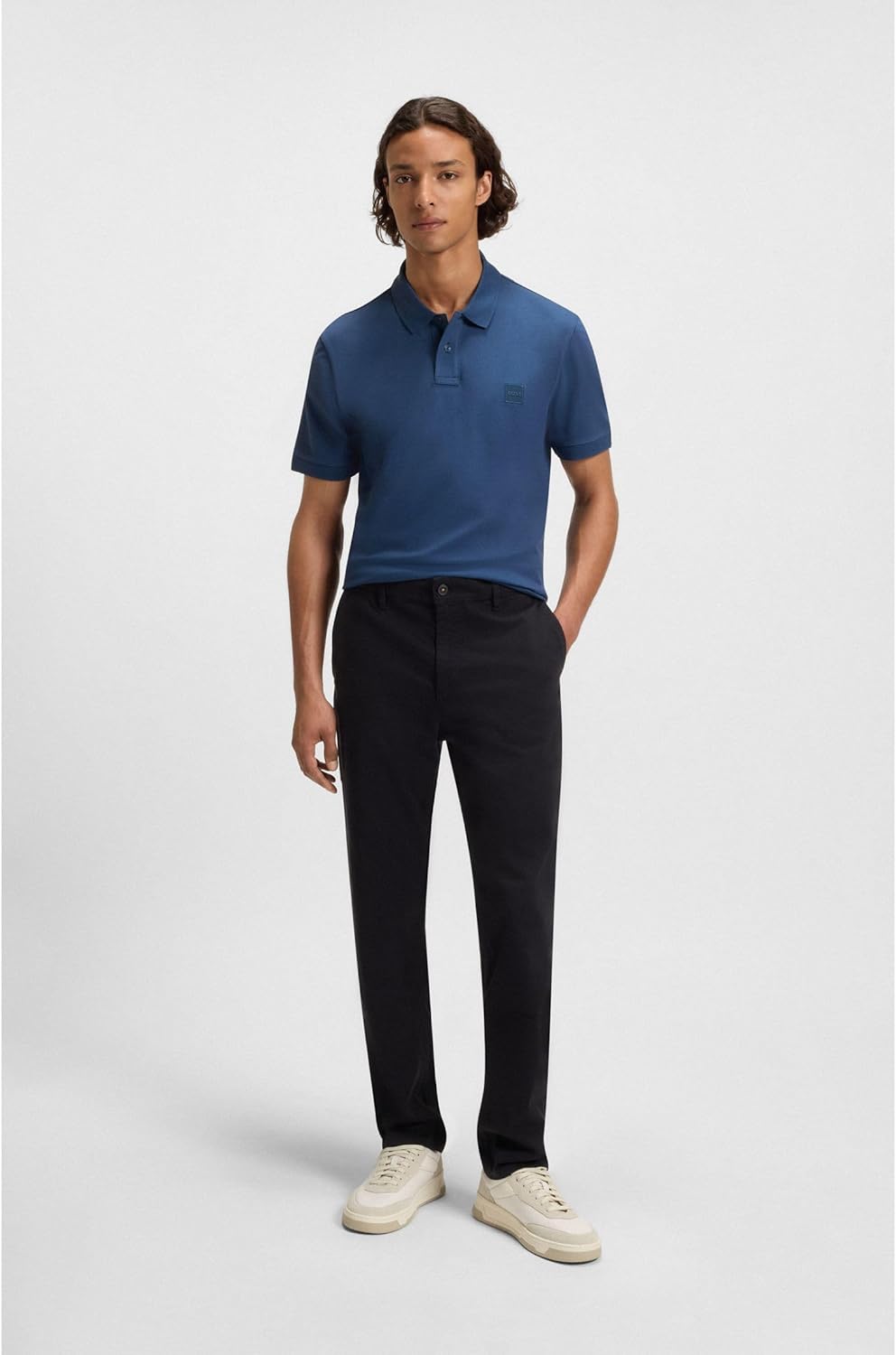 BOSS Herren Passenger 10256683 01 Polo S Open Blue466, S Open Blue466