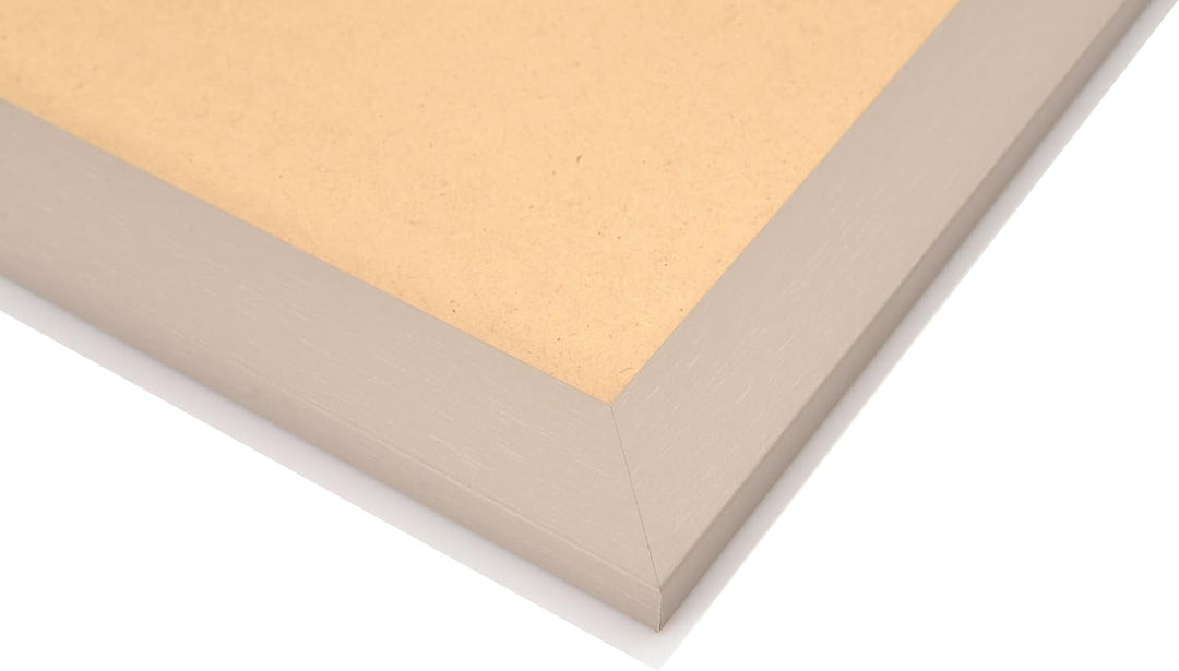 Stallmann Design Bilderrahmen 60x84 cm grau Holz mit Acrylglas Rahmen-Breite 40mm Posterrahmen Wechs