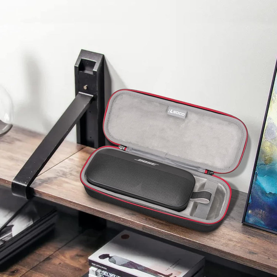 RLSOCO Tasche für Bose SoundLink Flex/SoundLink Flex 2nd Gen Bluetooth Speaker-Schwarz, Schwarz