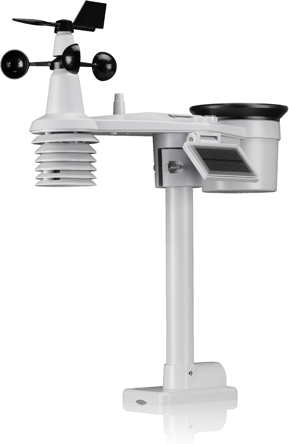 Bresser Profi WLAN-Wetterstation 7in1: Zahlreiche Messfunktionen mit 2 Farb-Basisstationen & UV-Lich