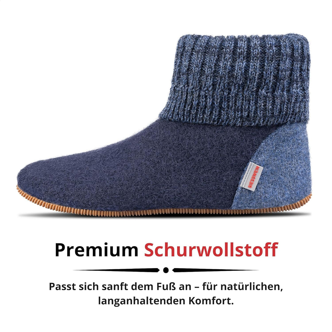 GIESSWEIN Unisex Wildpoldsried Hohe Hausschuhe 32 EU Ocean 588, 32 EU Ocean 588